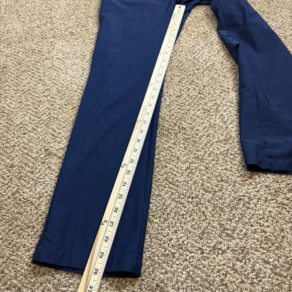 Adidas Navy Golf Pants Stretch Flat Dry Fitting Athletic Mens Size 30X32 - Picture 12 of 12